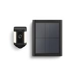 Ring Spotlight Cam Plus, Solar | Two-Way Talk, Colour Night Vision, and Security Siren (2022 release) - Black