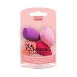 REAL TECHNIQUES Mini MC Beauty Sponge Latex-free Makeup Blender - Set of 4