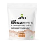 Unived Elite Endurance Protein | Plant Based Protein for Athletes | 30g Pea Protein, 200mg Magnesium, & Electrolytes | Supports Lean Muscle Development & Optimal Recovery | 30 Servings (Caramel Latte)