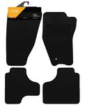 FSW - Tailored Mats - Fits DODGE Nitro 2007-2012 - Black Carpet - Anti Slip Mat - Non Slip Car Floor Mat, Fitted With Clips & Granulated Backing - 4 Pc Floor Mat Only