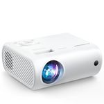 Mini Projector, CLOKOWE 2022 Upgraded Portable Projector with 7000 Lux and Full HD 1080P, Movie Projector Compatible with iOS/Android Phone/Tablet/Laptop/PC/TV Stick/Box/USB Drive/DVD/Game Console