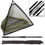 DNA Leisure NGT 42" Carp Fishing Landing Net & 3m 3pc Telescopic Handle With Stink Bag