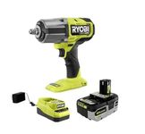 RYOBI ONE+ 18V Brushless Cordless 4-Mode 1/2 in. Impact Wrench Kit with 4.0 Battery and Charger (PBLIW01K1)