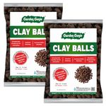 Garden Genie Clay Balls for Plants (2 Packs of 3 Liters), Hydrotons Leca Balls for Multiple Uses - Hydroponics, Aeroponics and Aquaponics, Indoor & Outdoor Pots Decoration and Garden Beds (8-16 mm)