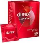 Durex Thin Feel Condoms, Regular Fi