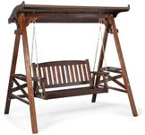 VINGLI Porch Swing with Stand, Porc