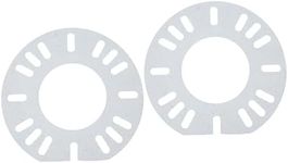 ZFZMZ Replacement 4" Adjustable Mounting Flange Gasket 3 and 4 Bolt Compatible with Beckett Wayne Carlin Riello Oil Burner (2 Pack)
