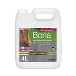 Bona Hard Surface Floor Cleaner Liquid, Robot Liquid, for Stone, Tile, Laminate, LVT Floors, 4 Litre Refill, White