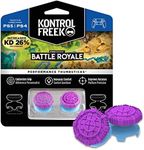 KontrolFreek FPS Freek Battle Royale Performance Thumnbsticks for PlayStation 4 (PS4) and PlayStation 5 (PS5) | 2 High-Rise Convex | Purple