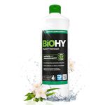 BiOHY Parquet Cleaner (1l Bottle) | Ideal for Sealed parquet Flooring | Gentle on The Material & Without regreasing Effect | Avoid Standing Moisture (Parkettreiniger)