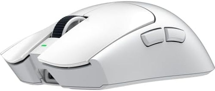 Razer Viper V4 Pro Wireless Esports Gaming Mouse – 50g Ultra Lightweight, Fast & Precise, 50K DPI Optical Sensor, 8K Polling, Gen-4 Optical Switches, Scroll Wheel, USB-C Charging, for PC & Mac – White