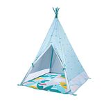 Badabulle Teepee, Baby Tent UV Protection UPF 50+, Indoor or Outdoor Tipi Tent - Waterproof Mattress