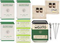 Mojito Cocktail Kit (2 Pack) - The Cocktail Box Co. Premium Cocktail Kits - Make Hand Crafted Cocktails. Great Gift for Any Cocktail Lover and Makes The Perfect Travel Companion!