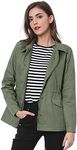 Allegra K Women's Utility Jackets D