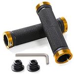 Bike Handle Grips, Andexi Bicycle Handlebar Grips,Double Lock on Handlebar Grips Surface Cycle Mountain Bike Handle Grips