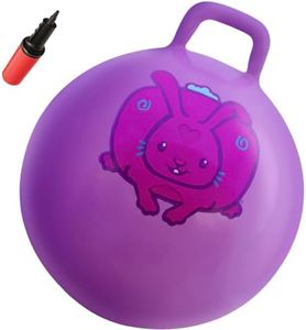 WALIKI Hop Ball for Boys and Girls Ages 3-6 | 18” Jumping Ball for School Sports Day & Birthday Parties | Outdoor Game Toy Purple