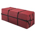 Elf Stor Heavy Duty Canvas Christmas Tree Storage Bag with Straps, fits up to 6 ft Tree, Red