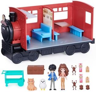 Wizarding World Harry Potter, Magical Minis Hogwarts Express Train Toy Playset with 2 Exclusive Figures, 10 Accessories, Kids Toys for Ages 6 and up