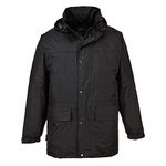 Portwest Oban Fleece Lined Jacket, Size: XL, Colour: Black, S523BKRXL