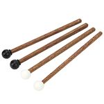 4pcs 16.5cm Percussion Mallets Steel Tongue Drum Mallet Soft Rubber Head Percussion Instrument Parts