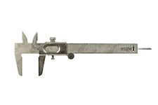 ESAW Vernier Caliper with Fine Wheel Measurement (Economic) 125mm/ 12.5cm/ 5inches, Inside, Outside and Depth Jaws for Measurement of Any Objects