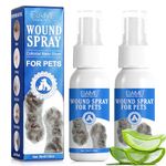 Wound Spray for Pets | Itch Relief for Sensitive Skin | Wound and Skin Care for Dogs & Cats or Other Pets | Helps with Rashes, Hot Spots, Scratching, Itch, Skin Irritation, Bites & Burns