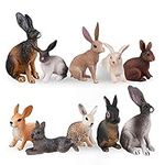 TOYMANY 10PCS Easter Bunny Rabbit F