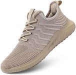 Mens Running Shoes Blade Fashion Sneakers Shoes Breathable Walking Shoe Sport Athletic Shoes, Khaki, 11