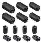 Aiqeer 10 Pcs Clip-on Ferrite Ring Core Set, EMI RFI Noise Suppressor Cable Clip, Anti-interference High-frequency Filter (3.5 mm, 5 mm, 7 mm, 9 mm,13 mm Inner Diameter)