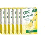 True Lemon Original Lemonade 10ct Naturally Flavoured Drink Mix - 10 Calories Per Packet - No Artificial Sweeteners or Preservatives (6 Pack)