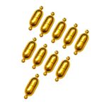 Jaipri 6pcs, 17mm, Gold Polish Magnetic Clasps