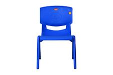 Prima Baby Plastic Chair 120 Strong Durable and Comfortable with Backrest for | Kids | Study | Play for Home/School/Dining for 2 to 6 Years Age, Blue Color