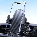 Miracase Car Phone Holder, [2 in 1] Car Phone Holder Air Vent Windscreen Dashboard Compatible with iPhone, Samsung, Huawei, Xiaomi (Black)