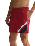 U.S. POLO ASSN. Men's Cotton Blend Classic Solid Boxer Shorts (Pack of 1) (OEX06-PL_Red Paneled