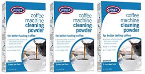 Urnex Cleancaf Coffee and Esspresso Machine Cleaning Powder - 3 Uses Per Box - Professional Espresso and Coffee Maker Cleaner