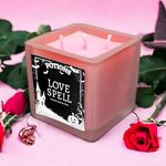 Potions Fresh Brews || Love Spell || Scented Soy Candles || 400g || 2/3 Wicks || Upto 20 Hours of Burn Time ||100% Pure Soy Wax || Long-Lasting and Smoke-Free