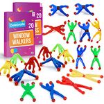 40pk Sticky Men Party Bag Fillers for Kids Unisex | 9.5cm Sticky Man Goody Bags Fillers | Sticky Men Kids Party Favours Party Bag Toys | Superhero Party Bag Fillers