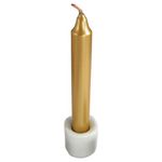 White Ceramic Chime candle holder