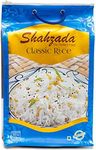 Shahzada Classic White Rice 10 lbs – Premium Aged, Aromatic & Flavorful Long Grain | Slender, Non-GMO, Quick Cooking, Everyday Rice in Resealable Zip-Lock Bag for Freshness