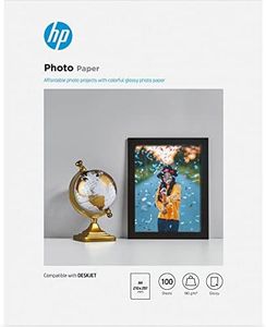 HP Photo Paper, Glossy, 180 g/m2, A4 (210 x 297 mm), 100 sheets - 9RR56A