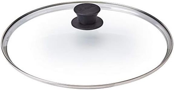 Glass Lid - 12"-inch/30.48-cm/308mm - Compatible with Lodge - Fully Assembled Tempered Replacement Cover - Oven Safe for Skillet Pots Pans: Universal for all Cookware: Cast Iron, Stainless, Non-Stick