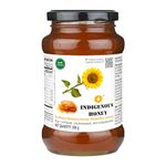 INDIGENOUS HONEY Sunflower Honey Raw Organic Natural Pure Unprocessed NMR Tested Unpasteurized Unheated 530g Glass Jar Pack of 1