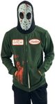 Bioworld Friday The 13th Jason Long Sleeve Men's Green Cosplay Hoodie-Small