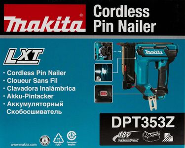 Makita 18V LXT Cordless Pin Nailer – Lightweight Power Tool