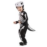 Rubie's 1001700XS000 Skeleton Dinosaur Kids Fancy Dress, Boys, Multicoloured, 5-6 Years