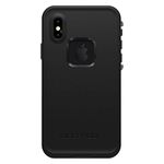 lifeproof fre series waterproof case for iphone xs - retail packaging - asphalt (black/dark grey) - Black; Grey