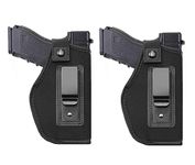 Tenako Inside IWB Holster Waistband Fits All Firearms S&W M&P Shield 9/40 1911 Taurus PT111 G2 Sig Sauer Glock 17 19 26 27 42 43 Springfield XD XDS