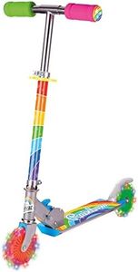 OZBOZZ SV20891 Rainbow Scooter with Friction Activated Light Up Wheels Flashing, One Size