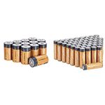 Amazon Basics 12 Pack C Cell + 48 Pack AA High-Performance Alkaline Batteries Bundle