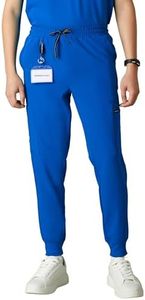 Members Only Men's London Drawstring Jogger Pant - Tall (Royal Blue, Medium)